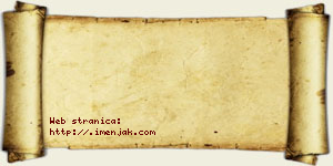 Anastasija Glišić vizit kartica